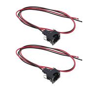 Create idea 2 connettori per cablaggio auto a 2 pin a crimpare contatto 037906240 compatibile con VW compatibile con Skoda compatibile con Seat compatibile con Audi