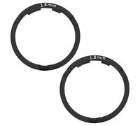 Create idea 2 distanziatori per cassetta volano per bicicletta, 1,8 mm, compatibili con Shimano 8, 9, 10, 11 velocità, mountain bike, 40,5 x 34,7 mm, colore: nero