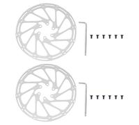 Create idea 2 Pezzi 180 Mm MTB Mountain Bike Rotori Freno A Disco Compatibile Con SRAM Centerline 44x1,8 Mm