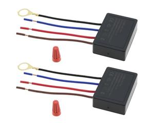 Create idea 2 Pezzi 220V3A Interruttore Della Luce A 3 Vie Touch Lampada Dimmer Lampada Da Tavolo Dimmer Modulo Di Controllo Della Lampada Sensore Accessori Per Lampada Da Scrivania Terra Parete