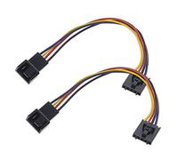 Create idea 2 pezzi 5 pin a 4 pin adattatore convertitore cavo di estensione interfaccia ventola dedicata linea di conversione compatibile con PC Dell