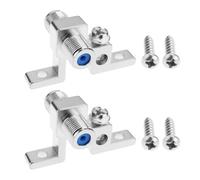 Create idea 2 Pezzi Blocco Di Messa A Terra Coassiale Tipo F Da 2,5 GHz Per Trasmissione Stabile Di Segnali TV Via Cavo/satellite Sostituisce GBS81R