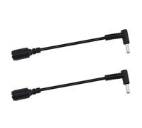 Create idea 2 Pezzi Cavo Convertitore DC Per Caricabatterie Portatile Da Da 7,4x5mm Femmina A 4,5x3mm Maschio Con Cavo Adattatore Pin Compatibile con HP Pavilion Envy