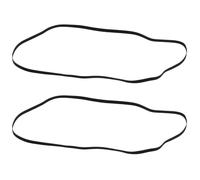 Create idea 2 Pezzi Cinghia Di Registrazione Gomma Nera Per Giradischi Grammofonici Cintura Per Giradischi Cintura Di Ricambio Per Fonografo 300mm Lunghezza Piegata 5mm Larghezza