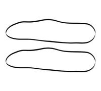 Create idea 2 Pezzi Di Cinghia Di Registrazione In Gomma Nera Per Giradischi Grammofono Cintura Per Giradischi Cintura Di Ricambio Per Fonografo 320mm Lunghezza Piegata 5 Mm Larghezza