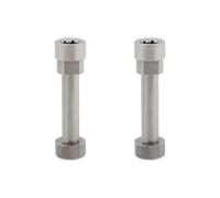 Create idea 2 Pezzi Di Vite Girevole A Cerniera In Metallo Compatibile Con B-ose QuietComfort QC35 Parti Di Riparazione Delle Cuffie Per Il Meccanismo Di Rotazione Del Padiglione Auricolare Argento
