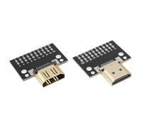 Create idea 2 Pezzi Scheda Di Test HDMI Maschio E Femmina Da Scheda Di Trasferimento Dati Compatibile Con PS4 Compatibile Con PS5