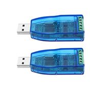 Create idea 2 pezzi USB 2.0 a RS485 porta seriale maschio convertitore di ricambio compatibile con Windows 7 8 10 XP compatibile con Mac USB 2.0 a RS485 adattatore