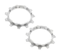 Create idea 2 pignoni per bicicletta a 10 velocità, in acciaio, 11 denti, ruota libera a velocità singola, compatibile con Shimano serie HG, per mountain bike e bici da strada, argento