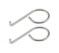 Create idea 2 pz Ruota Centro Lug Dado Coperchio Bullone Rimozione Tappo Smontaggio Strumento Gancio In Acciaio Inox 6X0012243 Compatibile con VW Skoda