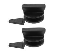 Create idea 2 set di clip di ricambio per pomello di avvertimento triangolo 1J0867467 3C9867467 1J0867468 3C9867468 compatibile con Touran compatibile con Bora plastica nera