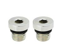 Create idea 2 tappi di tenuta M12 x 1,5 mm in acciaio al carbonio con guarnizione in gomma interno esagonale tappo per tubo dell'acqua utilizzato per sigillare pompe di olio idraulico sigillatura e