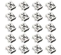 Create idea 20 mini connettori USB tipo B femmina a 5 pin SMD SMT PCB presa jack per computer cellulare MP3 e riparazione tablet