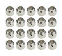 Create idea 20 pz Distanziali Eccentrici 5 MM M5 Alesaggio Acciaio Al Carbonio Nichelato Misura per V-groove Ruota Estrusione di Alluminio Stampante 3D Repra CNC