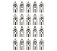 Create idea 20PCS 2.1mm Diametro del Foro Asta di Spinta Servo Connettore Tappi di Collegamento Regolatori Adatti per Filo di Acciaio da 1.8-2.0mm per Modello RC Auto Aereo Elicottero