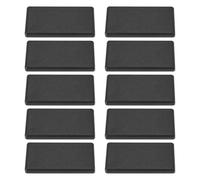 Create idea 20Pcs Standard Europeo Profilo In Plastica Tappo Terminale Nero 20x40mm Estrusione Tappo Terminale per Profilo In Alluminio T-Slot Accessori Profilo In Alluminio