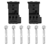 Create idea 2PCS 3 Pin Car Wire Harness Connector A0295455528 Impermeabile Connettore Elettrico Spina con Terminali per Automotive Elettrodomestici Elettrici