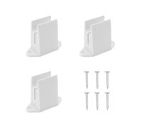 Create idea 3 pezzi Supporto Manovella 44,3x56,3mm Plastica Staffa Manovella a Parete con Viti per Tenda da Sole Tenda a Rullo Persiana Finestra a Lamelle Asta Manovella 13mm