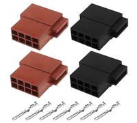Create idea 4 connettori per cablaggio audio a 16 pin con 32 connettori mini ISO per autoradio stereo per auto, 4 pezzi