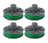 Create idea 4 Pezzi Bobina di Filo per Tagliabordi 5309-20 Il Tagliabordi Compatibile con Turbo Trimmer PowerCut Plus 650/30