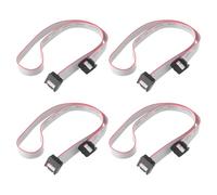 Create idea 4 Pezzi Cavo Piatto IDC A 8 Pin Lunghezza Cavo 50 Cm Passo 2,54 Mm Con Connettore Pin 28 AWG