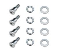 Create idea 4 set di viti per bulloni per ruota posteriore compatibile con Xiaomi M365 1S Essential Pro/Pro 2 Model 3 Scooter elettrici accessori di ricambio argento