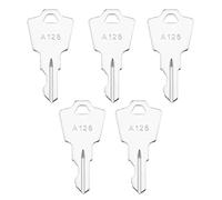 Create idea 5 chiavi di accensione in metallo di ricambio A126 compatibile con APEM compatibile con KAC compatibile con interruttore ELEDIS chiave di avvio