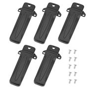 Create idea 5 clip per cintura KBH-10 per walkie talkie compatibili con radio bidirezionale Kenwood TK-290 TK-390 TK-2302 TK-3302 TK-2402 TK-3402