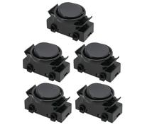 Create idea 5 Set OJ-336 2A 250V Interruttore A Bilanciere Da Incasso Interruttore A Pulsante Adatto Per Interruttore Di Ricambio Per Luci Da Cucina Sotto L'unità Nero