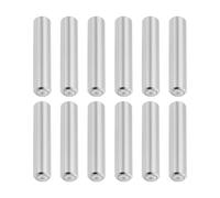 Create idea 50 perni per staffe per mensole, 5 x 25 mm, in acciaio inox 304, testa rotonda piatta, smussato, per librerie, mobili, riparazione installazione