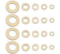 Create idea 50 Pezzi Kit Assortimento Rondelle In Ottone M3 M4 M5 M6 M10 Rondella Piatta Metrica Rondella Piatta In Ottone Per Elettrodomestici Commerciali Automobili Barche
