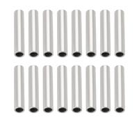 Create idea 500 Pezzi Manicotti Di Crimpatura Per Lenza Da Pesca 1,2mm ID 8mm Manicotti Di Crimpatura A Canna Singola Lunghi Manicotti Di Crimpatura In Rame Per Esche Da Mare Da Pesca