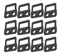 Create idea 50pcs 27mm Album Foto Cornice Dente di Sega, Due Fori Appendini Auto-Fissanti per Cornice Foto Display Decorazione Casa Galleria Display Nero