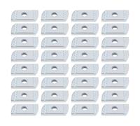 Create idea 50Pcs M8 Zincato Diamante Dado Ad Ala Dado Ad Ala Terremoto Resistente Staffa Accessori Adatto per Solare Fotovoltaico Staffa Mobili Costruzione di Attrezzature 34x18x5mm