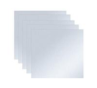 Create idea 5pcs Fogli Di Lamiera Di Zinco Puro Allo Zinco Puro Al 99,9% Ad Alta Purezza 140x140x0,2 Mm Per Laboratorio Scientifico