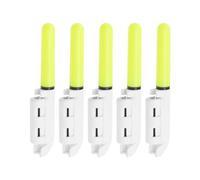 Create idea 5pcs Luci Notturne Verdi Canna Da Pesca Luci A LED Lampada A Incandescenza Impermeabile Allarme Morso Pesca Notturno Bastoncino Luminoso Attrezzatura Da Pesca Accessori