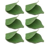 Create idea 6 pastiglie (300 fogli) note adesive a foglia verde note note pubblicitarie autoadesive anti-dimenticamento note per ufficio, scuola, uso domestico, 9,5 x 6,2 cm