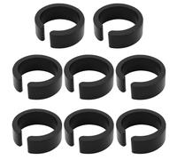 Create idea 8 pezzi 25,4 mm tipo aperto riduttore in gomma spessore per 31,8 mm manubrio bicicletta adattatore o supporto compatibile con supporti per computer da bici portabottiglie