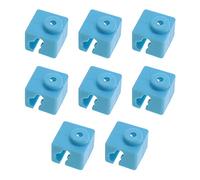 Create idea 8 Pezzi Hotend In Silicone Compatibile con Anycubic Stampante 3D Da Per E3D-V5/ Kossel/Mega I3/ I3-X/ I3-S/ 4Max PRO Riscaldamento Blocco Di Alluminio Blu
