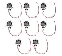 Create idea 8pcs 18mm 8 Ohm 0.5W Mini FAI DA TE Speaker Lunghezza Filo 80mm Forma Rotonda di Ricambio Altoparlante per Giocatori Musicali Campanelli Allarmi