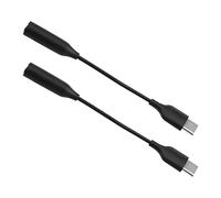 Create idea Adattatore jack per cuffie da USB C a 3,5 mm, compatibile con Huawei P40/P30/P20 Mate 30/30 Pro/20/20 Pro, compatibile con Samsung GA axy S21/S20/S20+Ultra/S10/S9 nero
