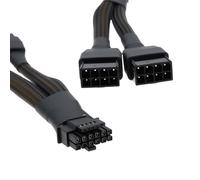 Create idea Cavo adattatore di alimentazione da 16 pin (12 + 4 pin) a 2 x 8 pin, 12 cm, 16 AWG, compatibile con Nvidia RTX 4080 4090