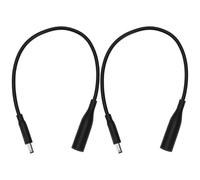 Create idea Cavo Convertitore Di Alimentazione Per Laptop Da 2 Pezzi 7,4 Mm Femmina A 4,5 Mm Maschio Compatibile Con Dell Inspiron Latitude Studio XPS Vostro 30 Cm