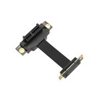 Create idea Cavo di prolunga PCIE doppio a 90 gradi ad alta velocità PCI Express 3.0 da maschio a femmina, scheda di rete wireless, cavo di connessione per scheda audio (5 cm)