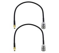 Create idea Cavo SMA femmina a UHF SO239 femmina RG58 compatibile con Wouxun compatibile con Baofeng compatibile con cavo coassiale di estensione antenna radio Quasheng