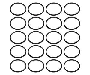 Create idea Cintura Per Unità DVD Ottica Da 20 Pezzi Compatibile con XBox 360/Slim Console Fissa Unità Bloccate Anello Di Ricambio Per Cintura In Silicone Nero