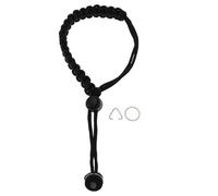 Create idea Cinturino da polso per fotocamera con vite da 1/4 di anello a D, regolabile, cinturino da polso per fotocamera, compatibile con Insta 360 X3 Selfie Sticks Action Camera, nero