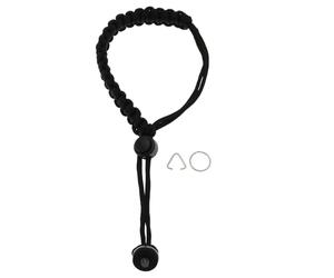 Create idea Cinturino da polso per fotocamera con vite da 1/4 di anello a D, regolabile, cinturino da polso per fotocamera, compatibile con Insta 360 X3 Selfie Sticks Action Camera, nero