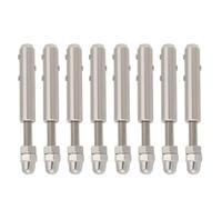 Create idea Confezione Da 8 Viti Terminali Per Fune Metallica Terminale Tenditore Per Fune Metallica Da 4 Mm Con Perno Filettato Adatto Per Fune Metallica Da 4 Mm A 5 Mm Acciaio Inossidabile 304
