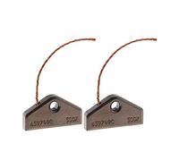 Create idea Coppia di spazzole motore in carbonio per asciugatrice 30 x 16 x 4 mm, compatibili con Miele 5153702 4490382 6597490 5007 rame